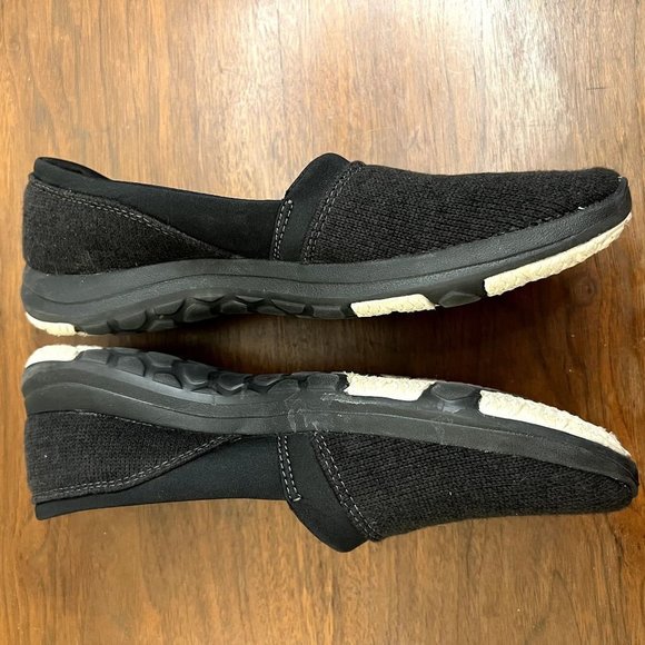 LL Bean All Around Slip On Shoe Fleece Comfort‎ Cushion  -Women's 9 M - Black - Picture 7 of 13